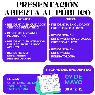 Charla Informativa Residencias De Enfermería En Misiones
